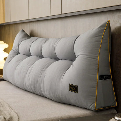 Removable Large Bed Backrest Cushion Ergonomic Triangular