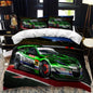 Luxury New 3D Print Sports Car Supercar Bedding Set