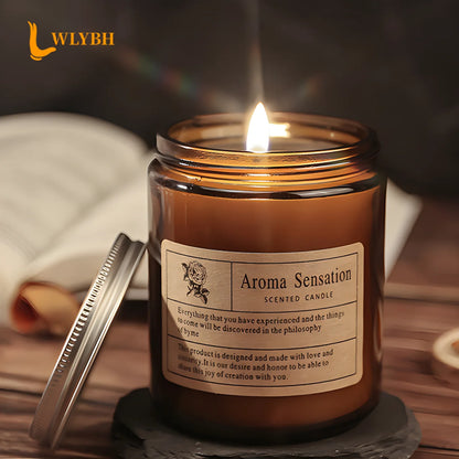 Smokeless Aromatic Scented Candle Handmade Soybean Wax Candles