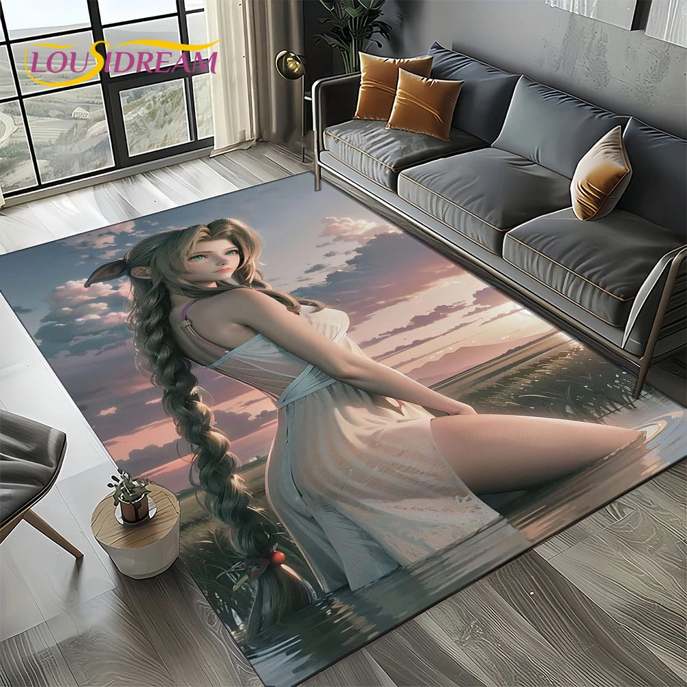 2025 New Style Final Fantasy Games Cloud Tifa Aerith Carpet