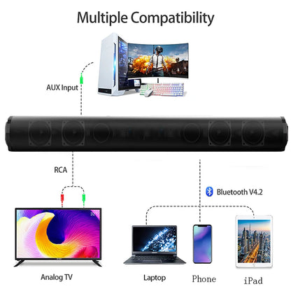 Wireless Bluetooth Sound Bar Speaker System Wireless