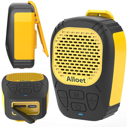 Wearable Bluetooth-Compatible5.3 Speaker Waterproof Mini Speaker Up To 30 Hours Battery Life Support TF Card Playback with Strap