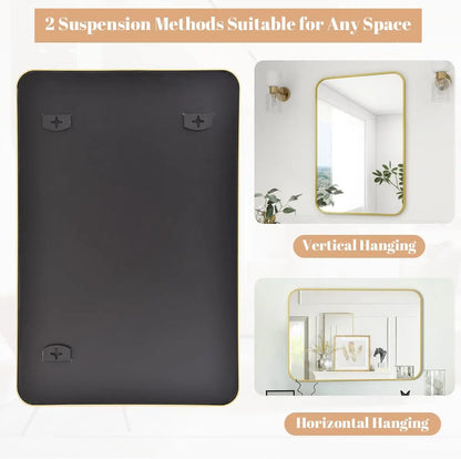 20" x 28" Rectangular Aluminum Alloy Frame Wall Mounted
