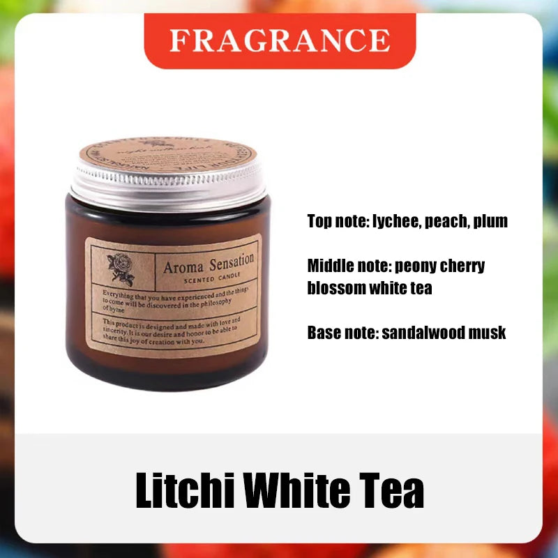 Smokeless Aromatic Scented Candle Handmade Soybean Wax Candles