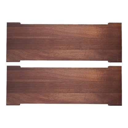 2Pcs Camping IGT Table Board Wooden BBQ Picnic Table Plate Multifunctional IGT Table Extension Board for Outdoor Camping