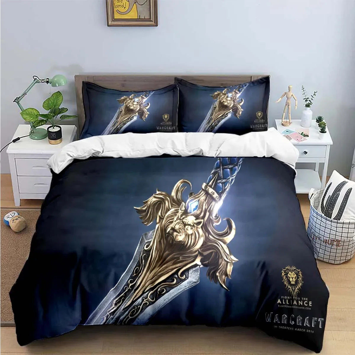 Hot Fashion 3D Game W-Warcraft Print Bedding Sets Bed Supplies