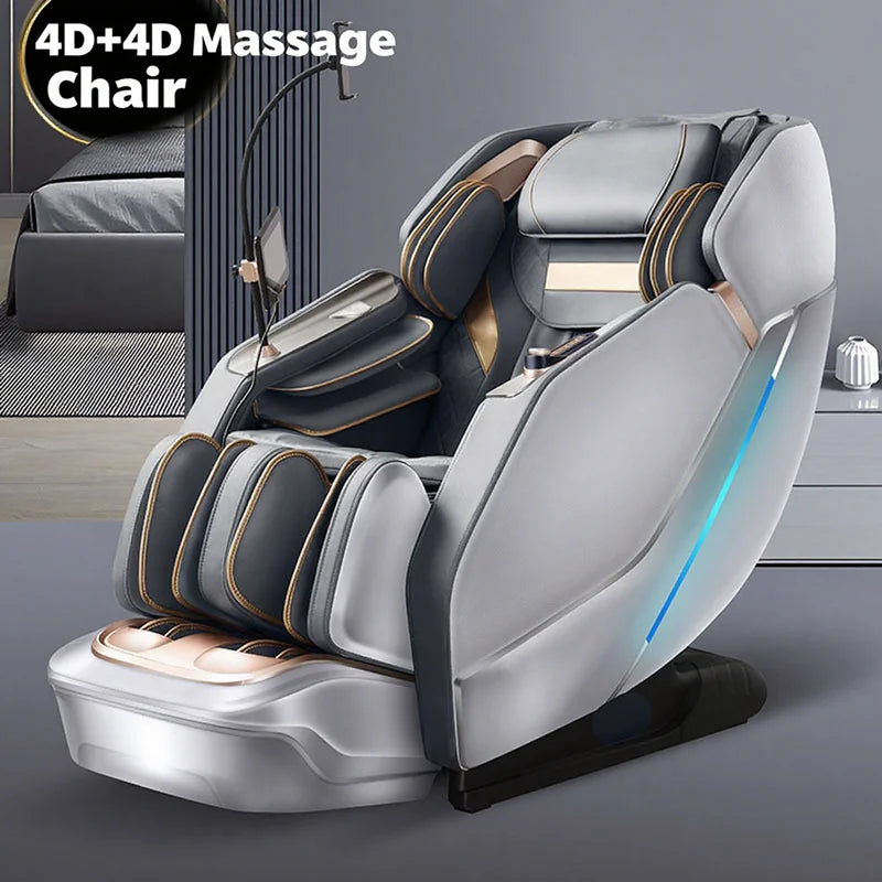4D+4D Electric Massage Chairs Full Body Recliner Zero Gravity Auto Massage Chair