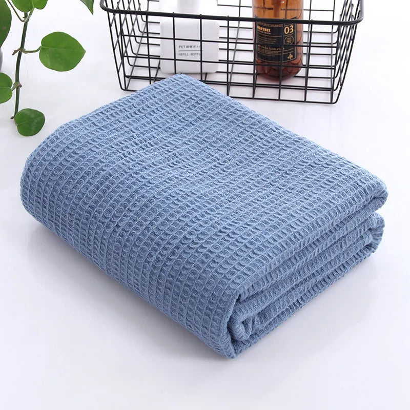 Waffle Bath Sheet Body Towel for Adults, Bath Towel