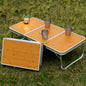 Portable Picnic Table 3 Fold with Aluminum Legs Portable Outdoor Table Foldable Beach Table for Outdoor Cooking BBQ Party Travel