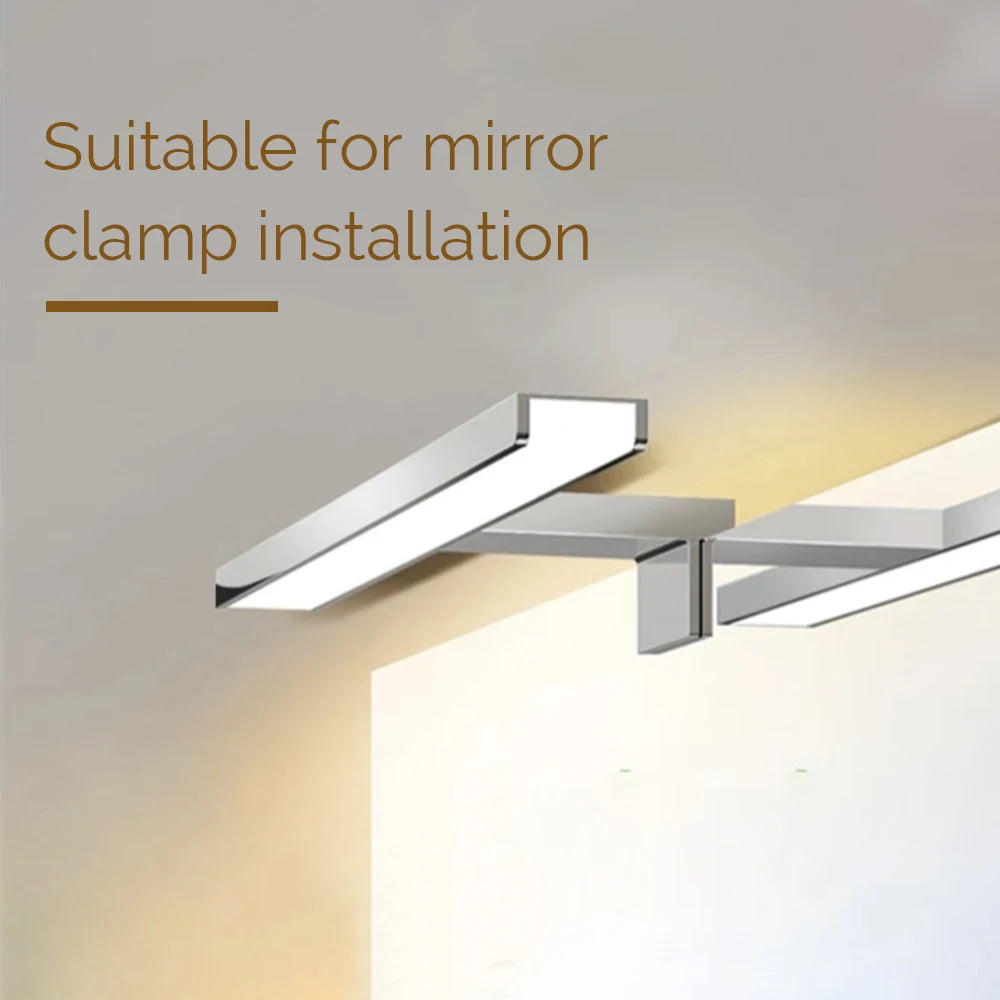 LED Mirror Light Bathroom Cabinet Lights 6000K Make-up Mirror Light Vanity Lighting Wall Lamps IP44