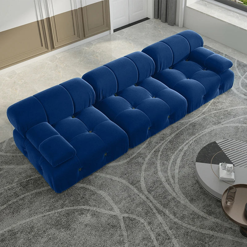 104" Minimalist Modular Sectional Sofas 3 Seats Sofa Sets for Office Apartment