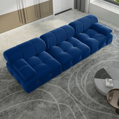 104" Minimalist Modular Sectional Sofas 3 Seats Sofa Sets for Office Apartment