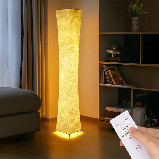 Soft Light Floor Lamp, 52" Simple Design Morden Slim Warm Light for Living Room Bedroom
