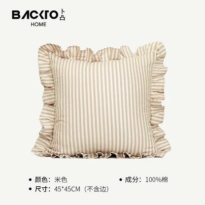 Candy Series 100% Cotton Pillowcase Nordic Style Sofa Living Room