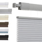 No Tools No Drill Top-Down Bottom Up Honeycomb Blinds for Windows, 1" Cell Fabric Cordless