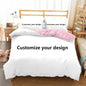 New Custom Bedding Set Customized 3D Printed Duvet Cover Sets with Pillowcase