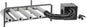 Dual-Speed Wood Fireplace Heater with 4 Aluminized Steel Tubes and Hearth Blower