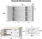 IRONCK Floating Bathroom Vanity with Sink, Mirror Medicine Cabinet