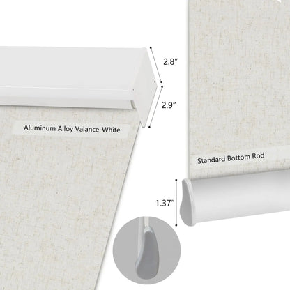 Motorized TUYA WIFI Google Home Aleax Control  100% blackout Roller Blinds for Windows