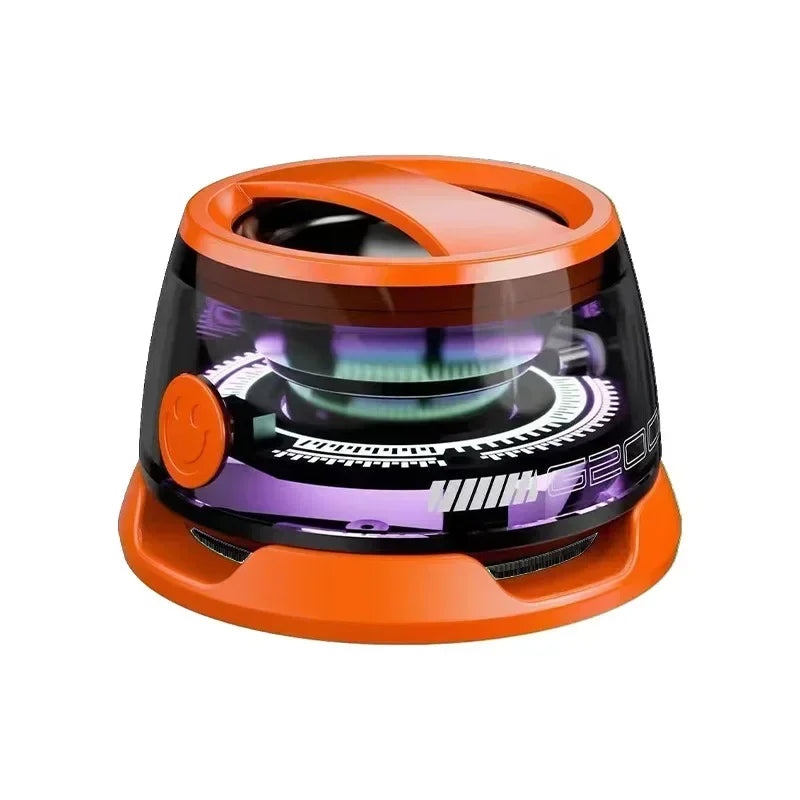 G200 Portable Bluetooth Speaker: Bluetooth 5.3 + RGB Ambient Light, long battery life and Magnetic Phone Stand Function