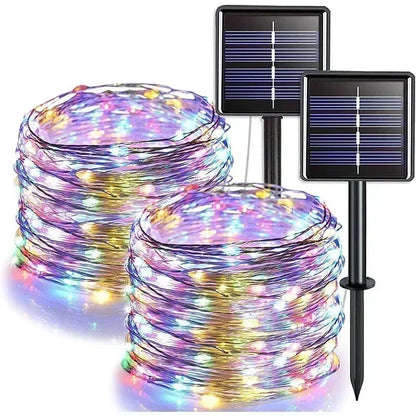 Solar Led Fairy Light Outdoor Festoon Led Waterproof Garland String Lights