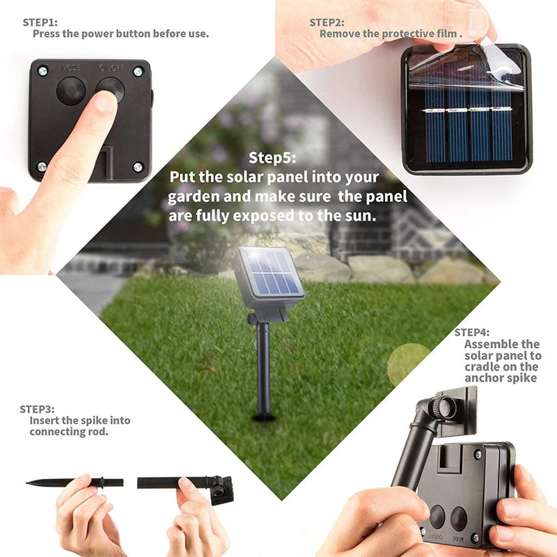 LED Solar Light Outdoor Garden Fairy String Light Led Twinkle