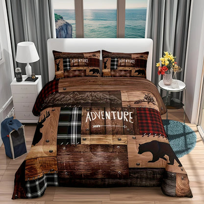 Cabin Bedding Sets Queen Size, Queen Size, Rustic Farmhouse Bedding