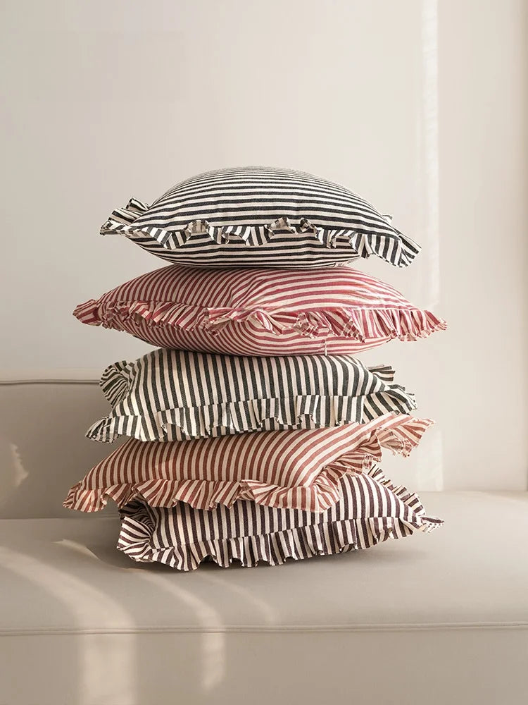Candy Series 100% Cotton Pillowcase Nordic Style Sofa Living Room