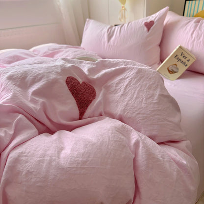 Bedding Set Adults Kids Twin Full Queen Size Soft Bed Flat Sheet Pillowcases