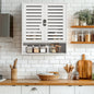 Wall Cabinet Bathroom Storage Cabinet Wall Mounted W/ Adjustable Shelves