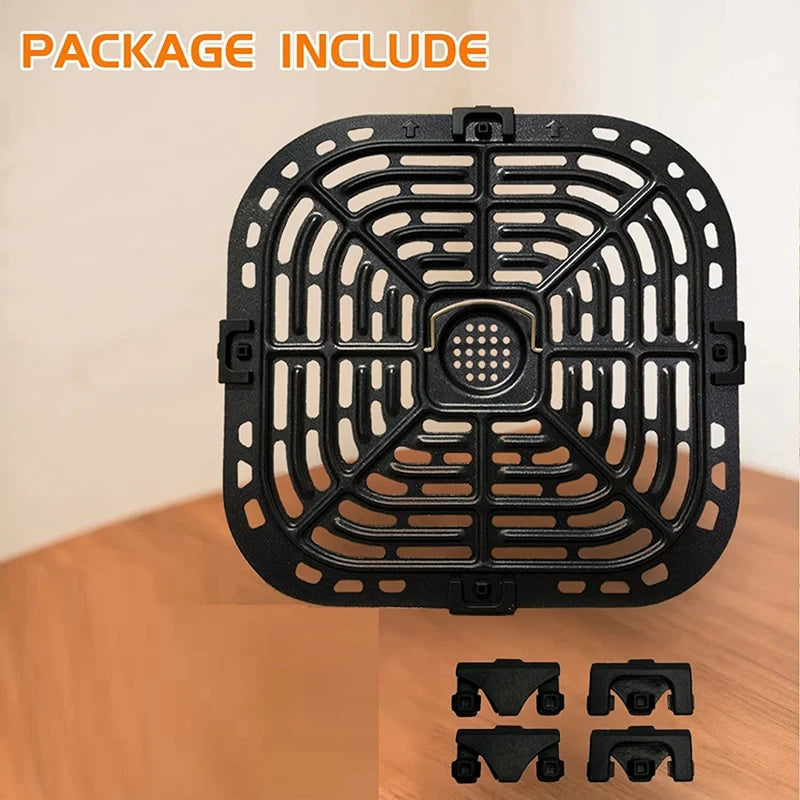 Air Fryer Grill Plate, Upgraded Square Tray Replacement