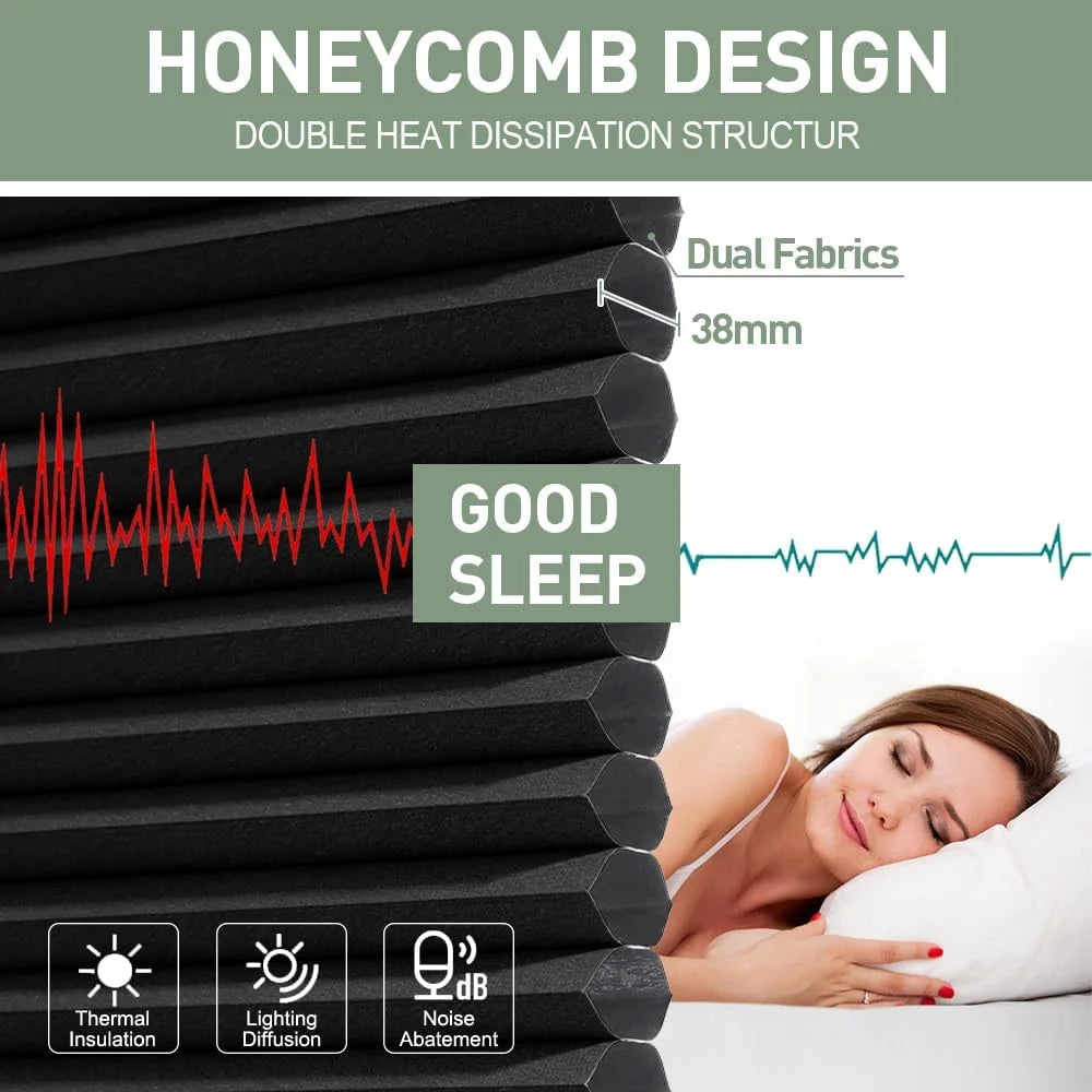 Total Blackout Honeycomb Blinds