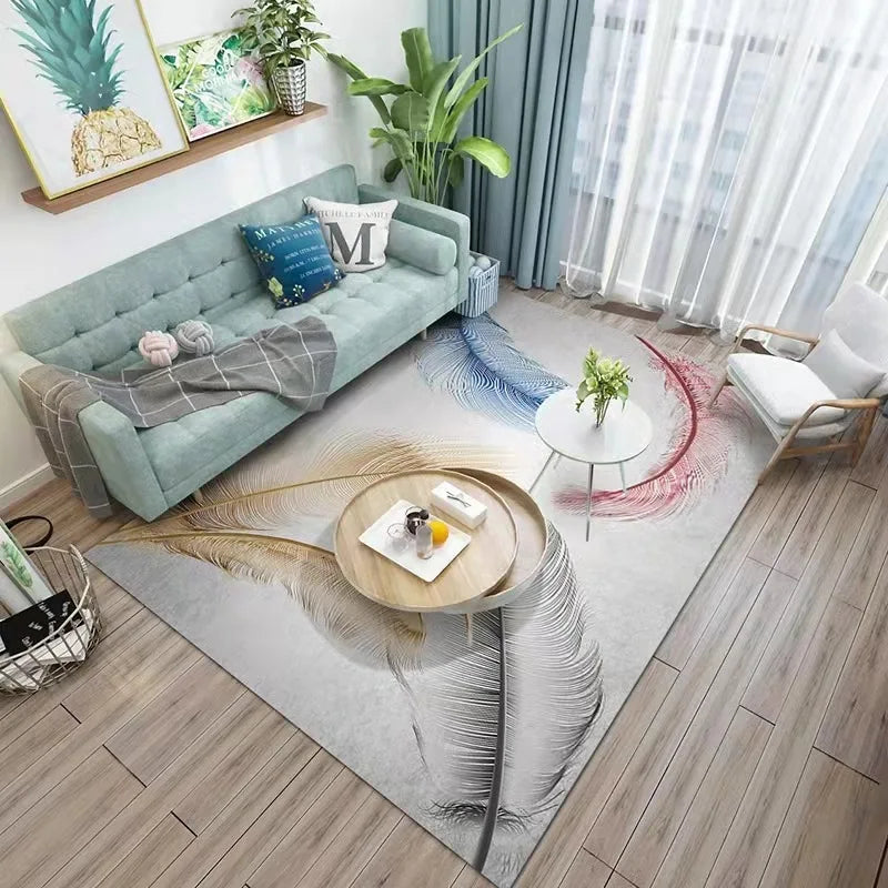 Nordic Minimalist Style Carpets for Living Room Teenager Room