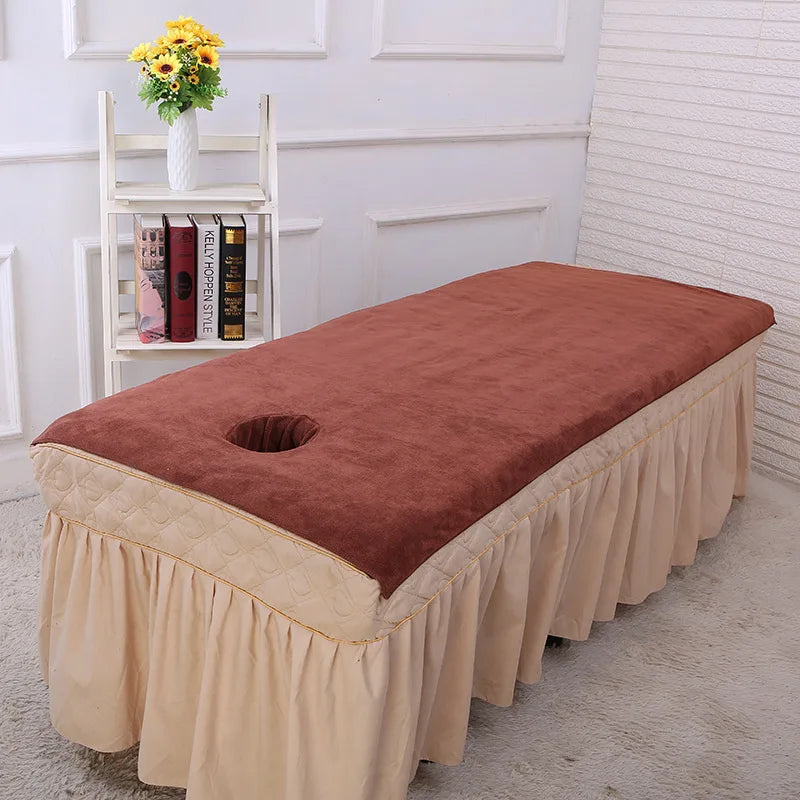 Beauty Salon Bath Towel Bed W / Hole Massage Sheet Physiotherapy Big