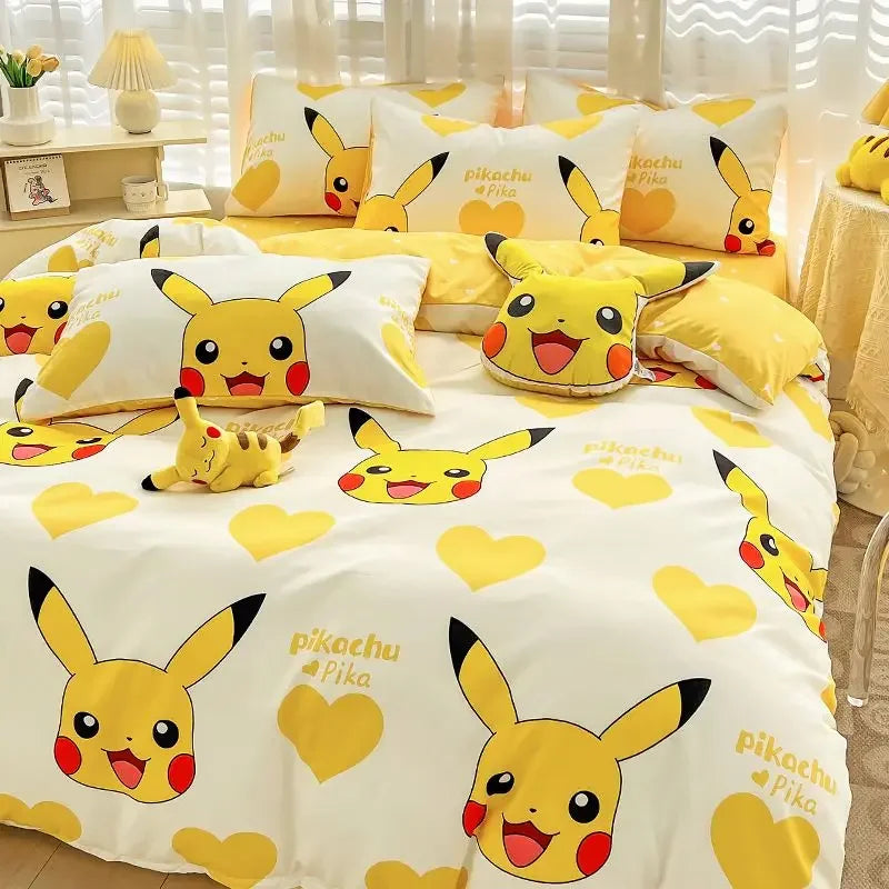 Pokémon Series Eevee Dragon 100% Cotton 4-piece set