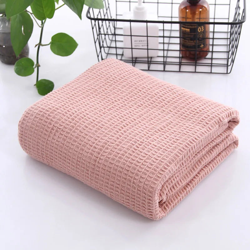 Waffle Bath Sheet Body Towel for Adults, Bath Towel