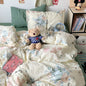 Red Strawberry Duvet Cover Set 100% Washed Cotton