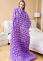 Handmade Chunky Knit Blanket Large