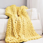 Handmade Chunky Knit Blanket Large