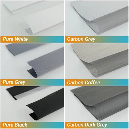 Zebra Blinds Roller Shades Fabric Swatches Day and Night Shades Multicolor