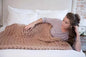 Handmade Chunky Knit Blanket Large
