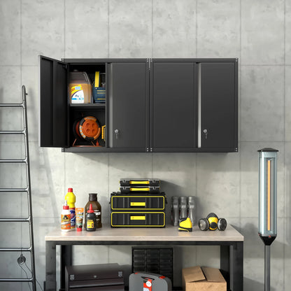 Metal Garage Storage Cabinet Wall Mounted Organizer