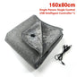 USB Electric Heating Blanket Overheat Protection Plush Winter Warm-up Adjustable Temperature