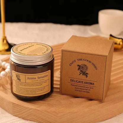 Smokeless Aromatic Scented Candle Handmade Soybean Wax Candles