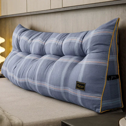 Removable Large Bed Backrest Cushion Ergonomic Triangular