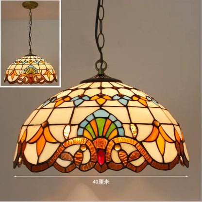 Nordic Tiffany chandelier Kitchen Dining room hallway handmade glass chandelier