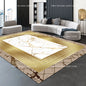 Modern Golden Luxury Carpet Large Living Room Decoration