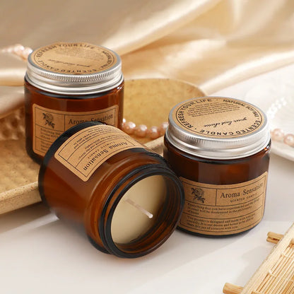 Smokeless Aromatic Scented Candle Handmade Soybean Wax Candles