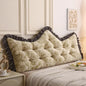 Princess Style Fabric Bedroom Cushion Skin Friendly Crystal Velvet