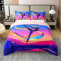 Gymnastics Duvet Cover for Kids Teens Girls Queen Lightweight Quilt Covers